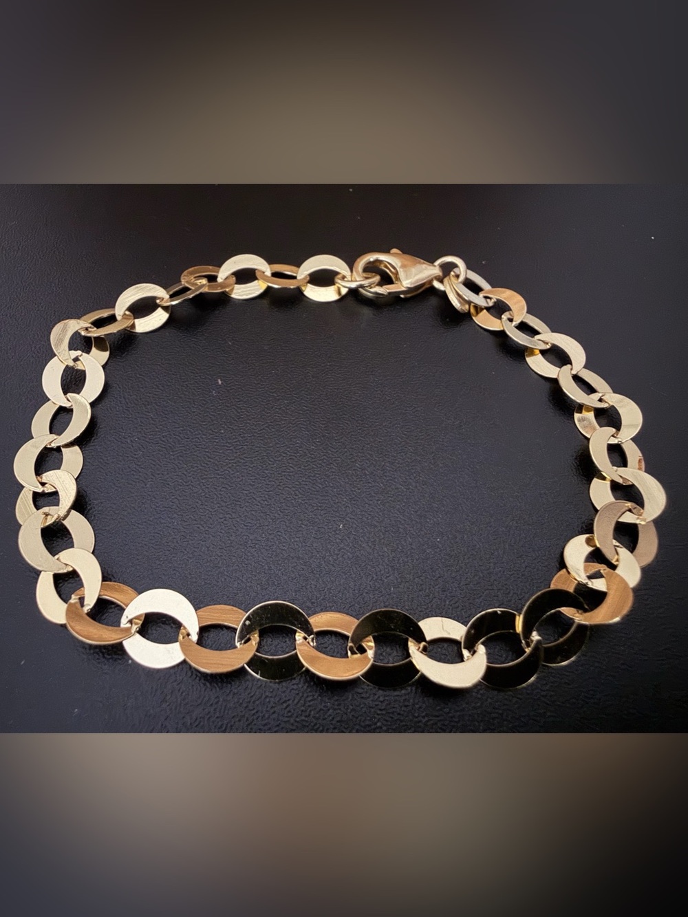 BELLEZZA 18K GOLD-PLATED LINK BRACELET